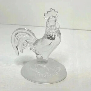 🔻Vintage🔻 Rooster Figurine, Cristal D’Arques, 7´´